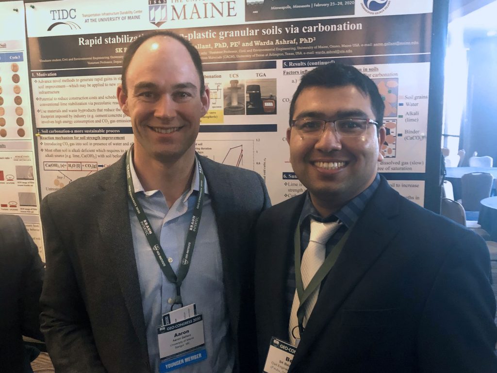 Aaron Gallant and SK Belal Hossen at geo congress 2020